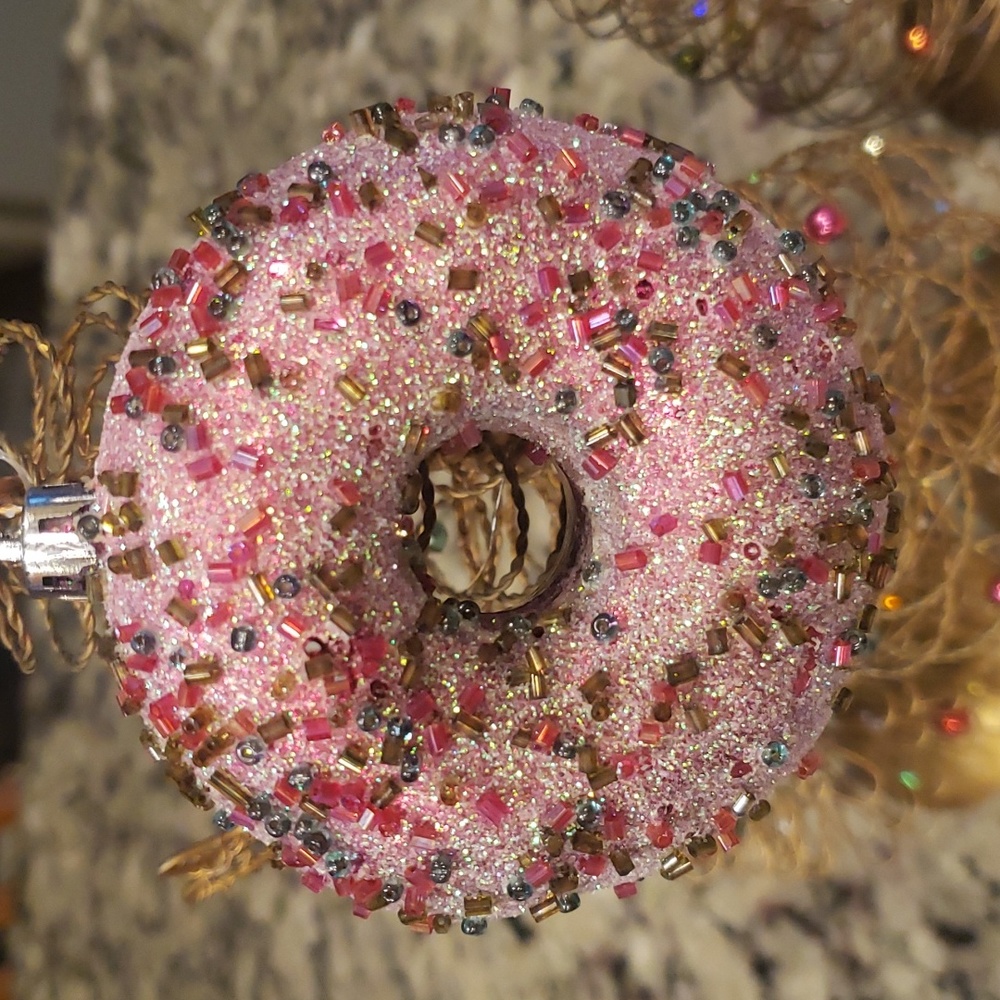 3 for $15 Donut Christmas Ornament